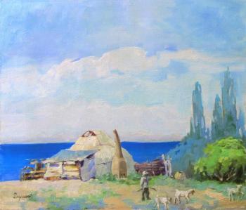 Issyk-Kul. By the blue sea (The Herdsman). Vedeshina Zinaida