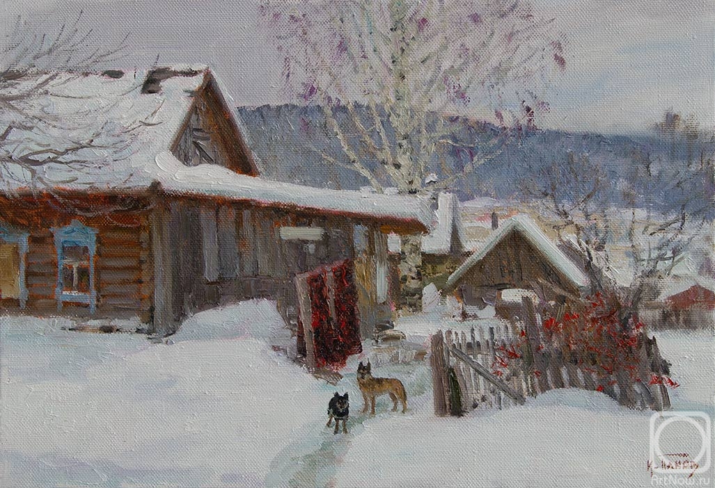 Panov Igor. Courtyard in Shiryaevo