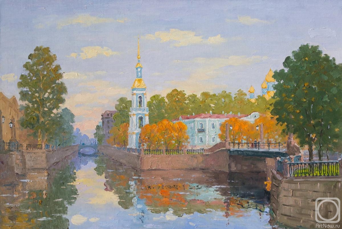 Alexandrovsky Alexander. Kryukov canal in summer, Saint Petersburg