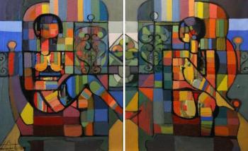 Sisters (diptych)