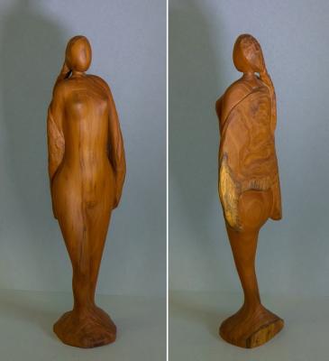 Russian beauty (Wooden Sculpture). Prozorovskiy Sergey