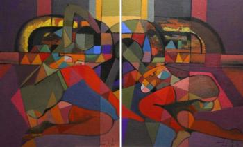 Reflection (diptych)