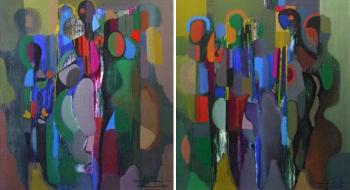 Sunny region (diptych)