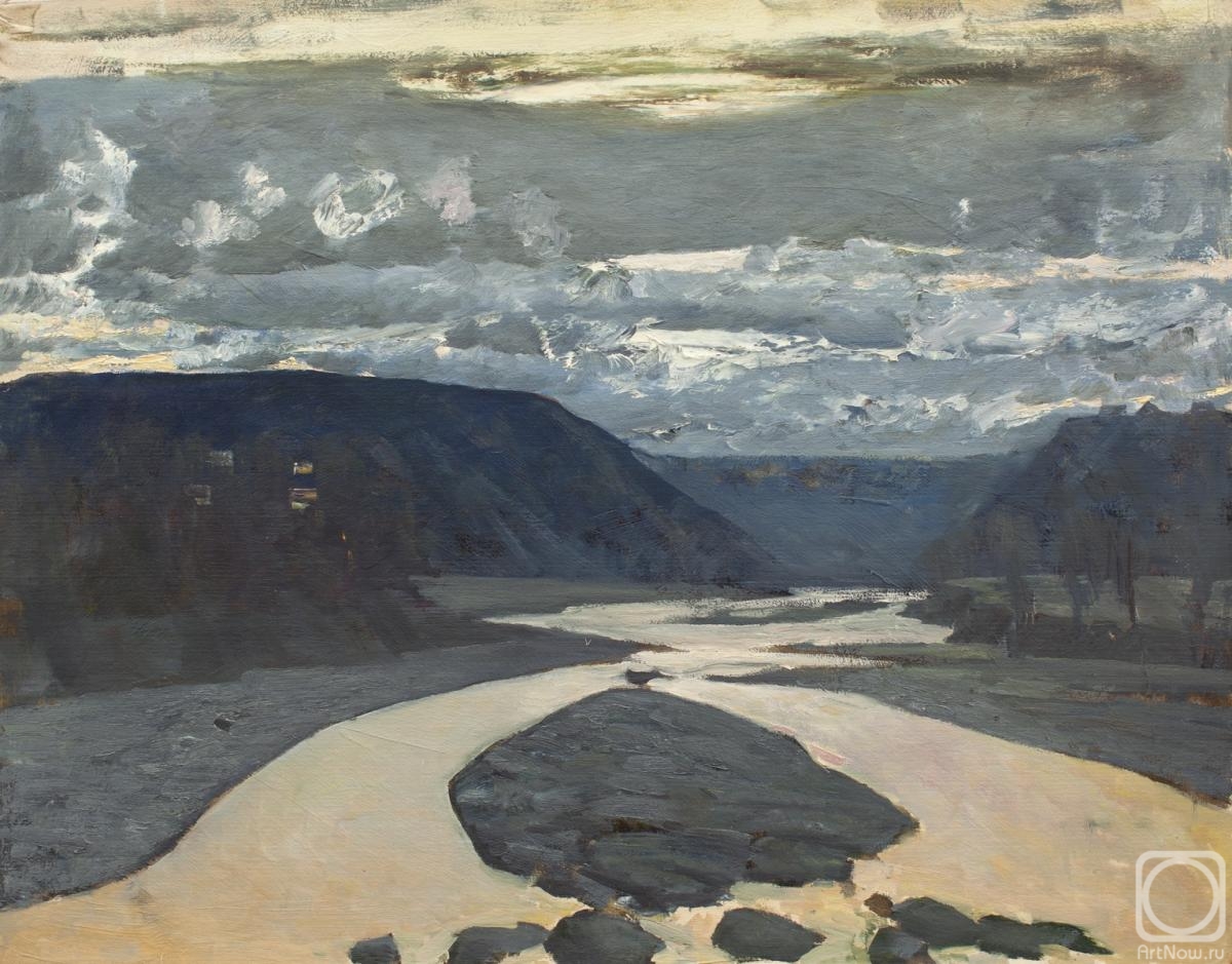 Mekhed Vladimir. Sunset on the river