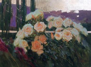 Komarova Elena Konstantinovna. Evening roses