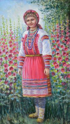 Moksha woman (National Art). Bakaeva Yulia