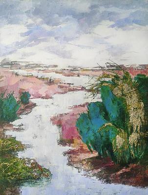 White River (Abstract With Trees). Krivolapova Tatiana