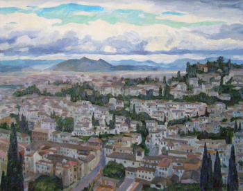 Painting Spain. Granada. Homyakov Aleksey
