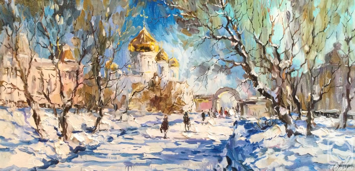Charina Anna. Frost and sun... Gogolevsky boulevard