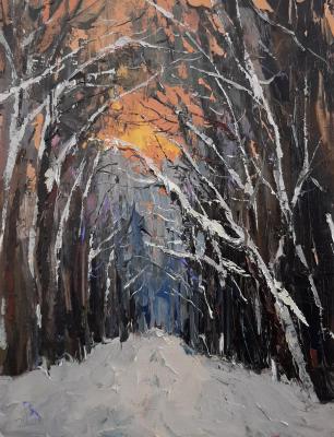 On the frosty road. Golovchenko Alexey