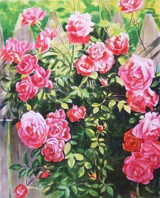 Red roses. Levina Galina