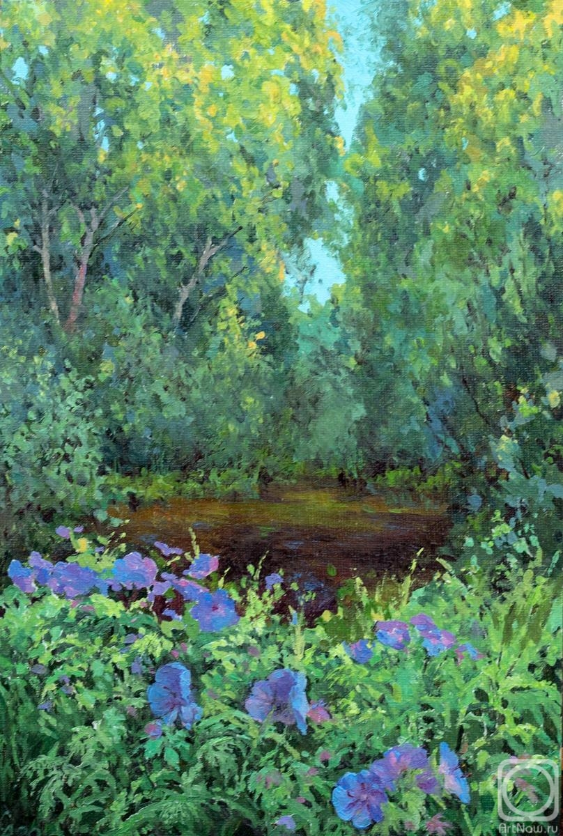 Sergeev Oleg. Meadow geranium