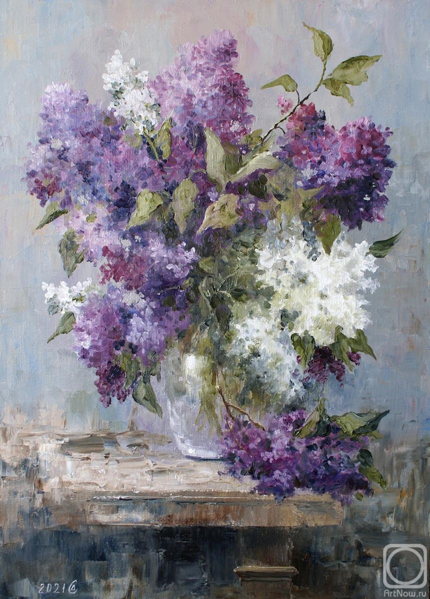 Dorofeev Sergey. Etude with lilac