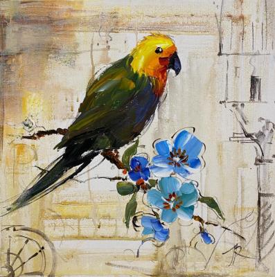 Parrot. At the edge of sun and sea (Sketches Of A Traveler). Rodries Jose