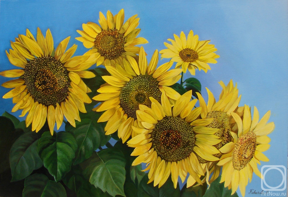 Kabatova Nadya. Sunflowers
