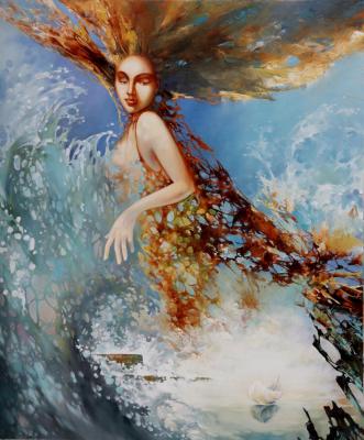 Lady of the element of water (Calming The Elements). Kalachikhina Galina