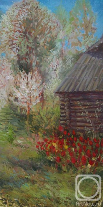 Golubtsova Nadezhda. Spring in the garden