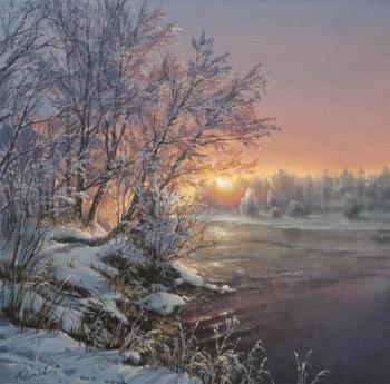 On a winter morning. Yushkevich Viktor