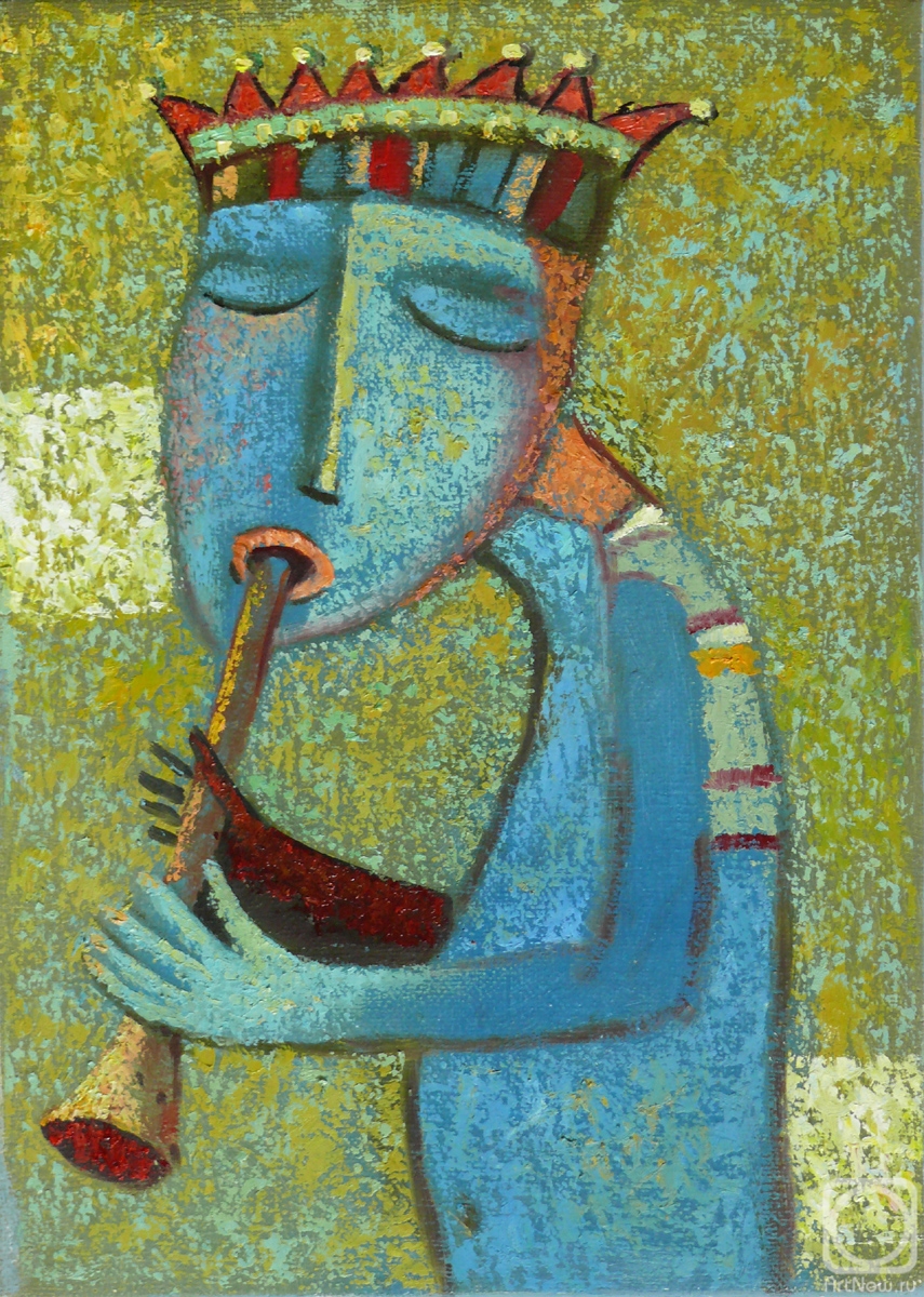Sulimov Alexandr. The King plays the trumpet