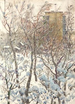 After snowfall (Artist 39 S Apartment). Bulgakov Grigory