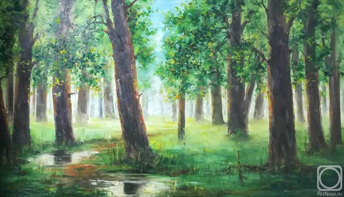 Miftahutdinov Nail. Oak grove after the rain