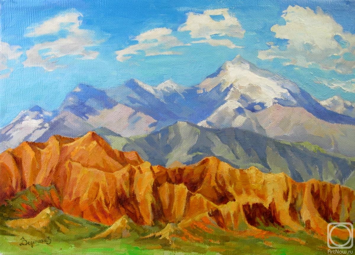 Vedeshina Zinaida. Kyrgyzstan. Issyk-Kul. Mountains