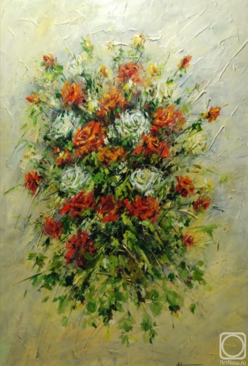 Miftahutdinov Nail. Bouquet of roses