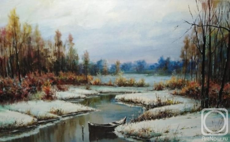 Miftahutdinov Nail. Landscape with a boat