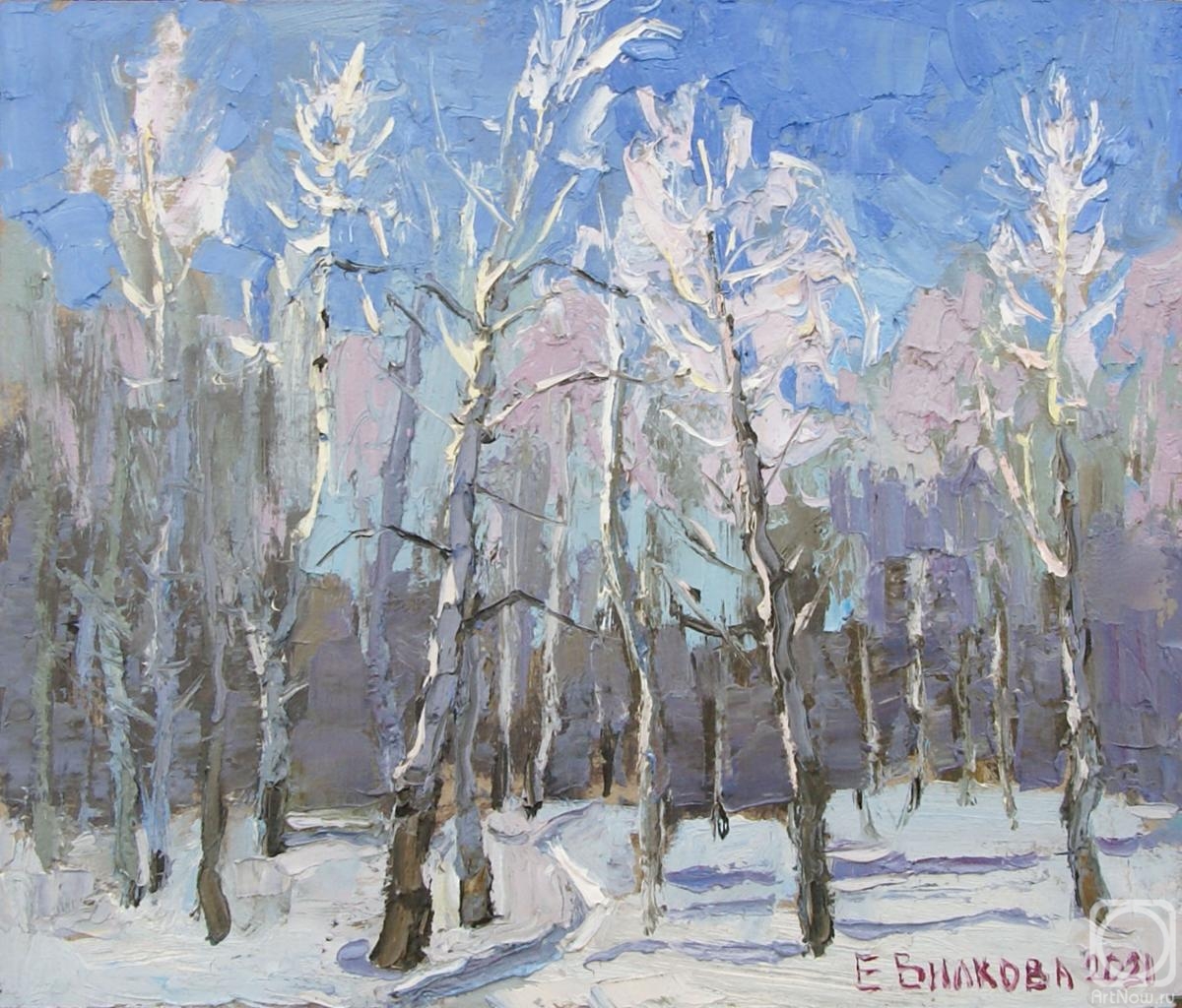 Vilkova Elena. February frost