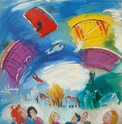 Skydivers (Parachuting). Ryzhova Tatyana