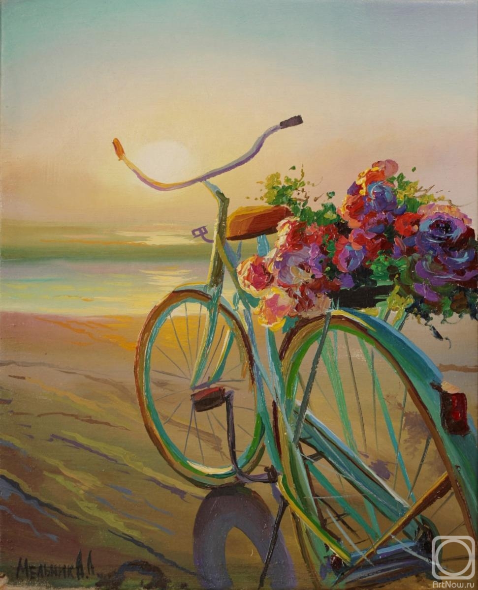 Melnik Alexandr. Flower bike