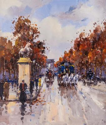 Dreams of Paris N7 (based on paintings by Blanchard and Cortez). Sharabarin Andrey