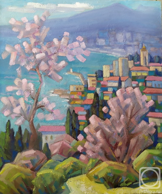 Spasenov Vitaliy. Almond blossoms
