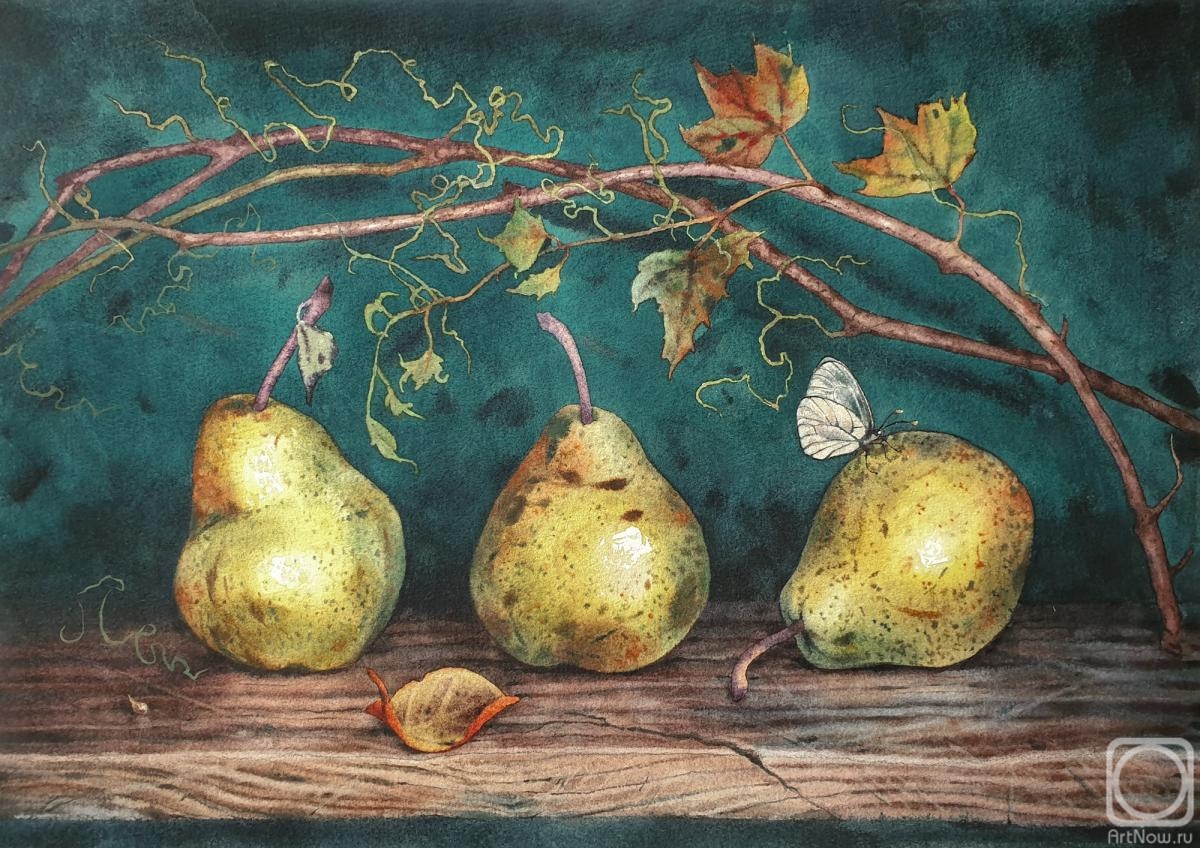 Shundeeva Tatiana. Still life with pears