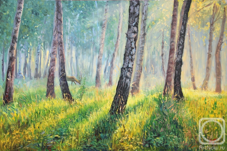 Kravchenko Mlada. Morning in the forest