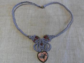 Heart necklace (Jewelery Resin). Harlova Tatyana