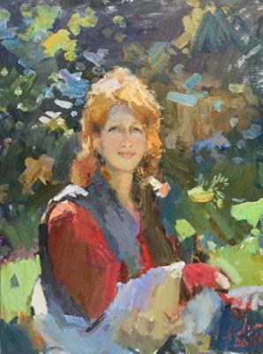Tossa. Plein air (Red-Haired Woman). Lukash Anatoliy