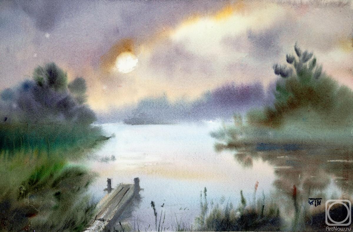 Tarasova Irena. Evening was falling