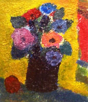 Картина «Букетик на желтом»