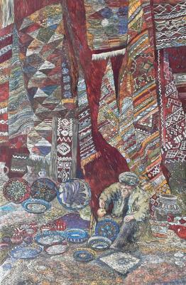 Antiquities seller (Oriental Paints). Vedernikova Evgeniya
