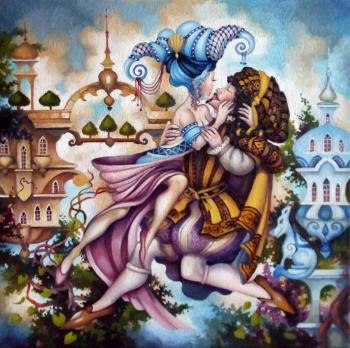 One kiss for two worlds. Kompanets Ekaterina