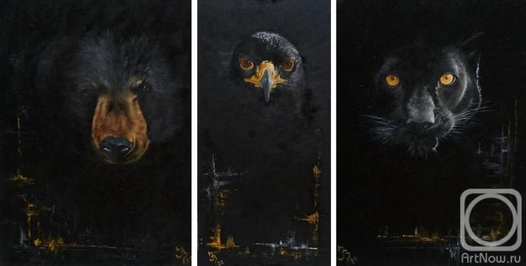 Vasilyeva Irina. Predators (triptych)