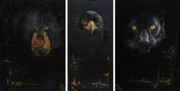 Predators (triptych). Vasilyeva Irina