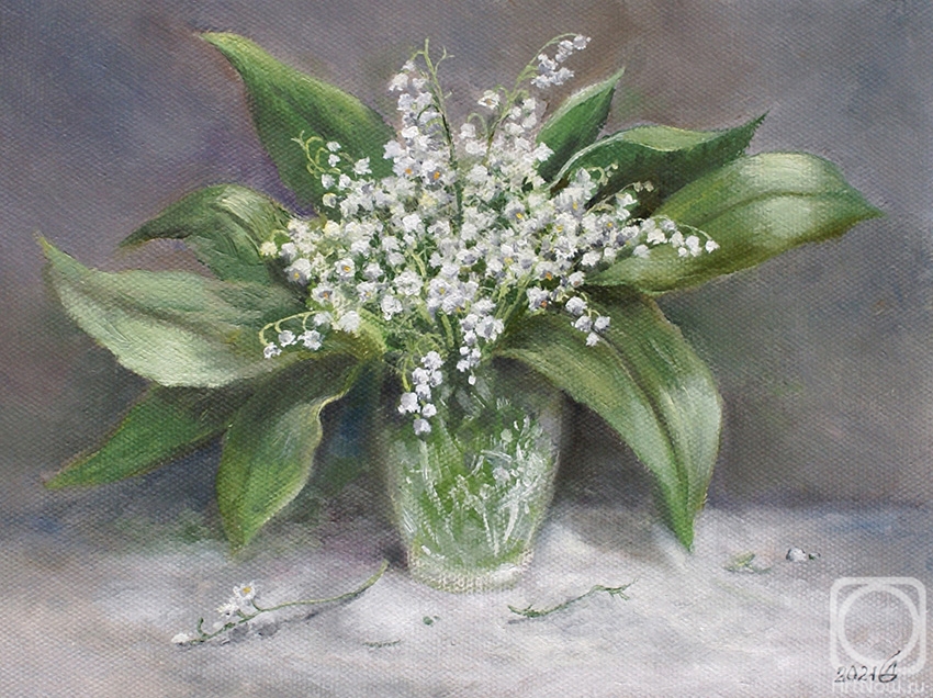 Dorofeev Sergey. Bouquet of lilies of the valley