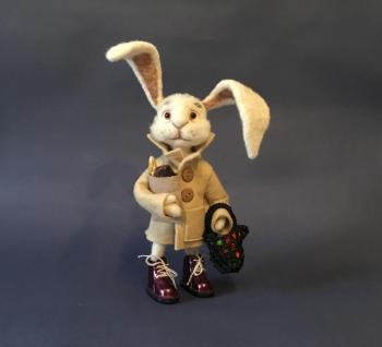 Hare Prosha (Felted Toy). Knjazeva Svetlana