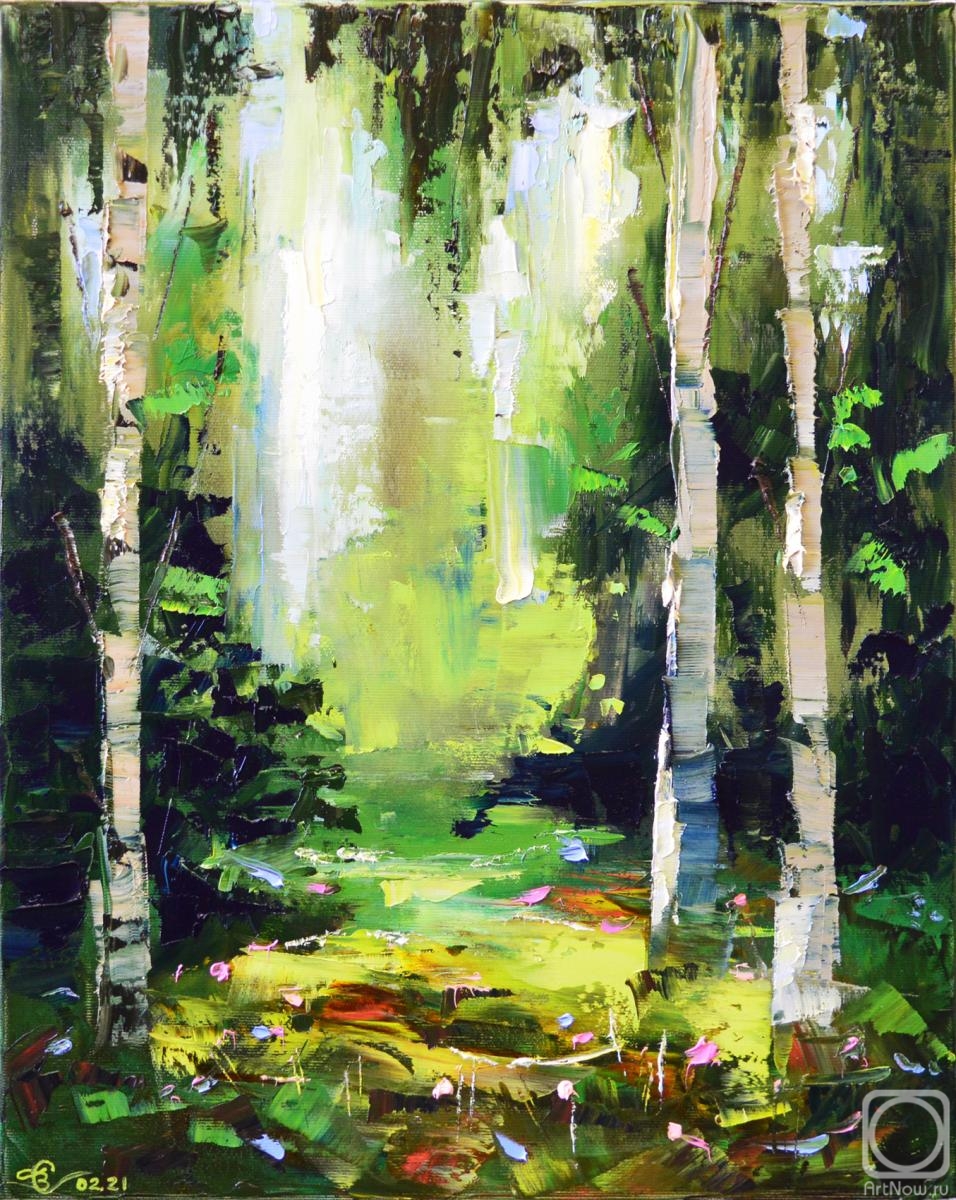 Stolyarov Vadim. Birches in the forest