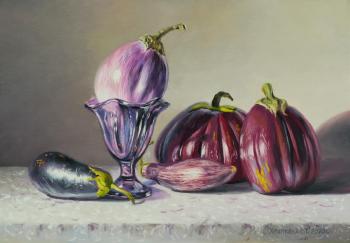 Eggplant (Cream Bowl). Khrapkova Svetlana