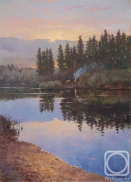 Malyarchuk Stanislav. Dawn on the river