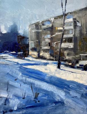 Russian yard. Voloshin Nikita