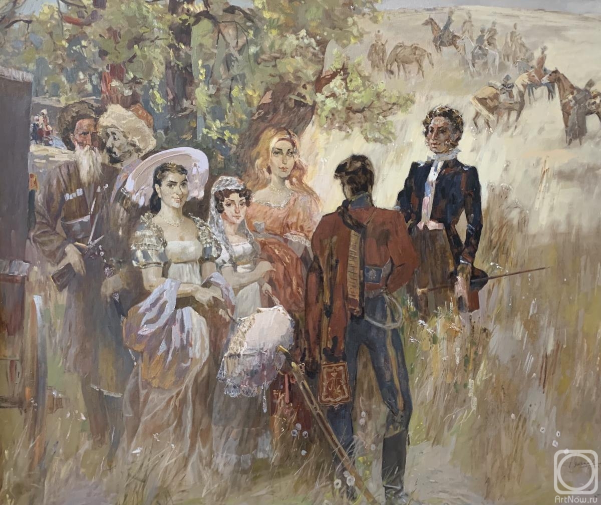 Zakharov Ivan. A.S. Pushkin in the Caucasus